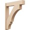 Ekena Millwork 7 1/2-in W x 36-in D x 44-in H Balboa Block Rough Cedar Woodgrain TimberThane Outlooker, Primed Tan OUTUR075X36X44BOA44RCPR - alternate 1